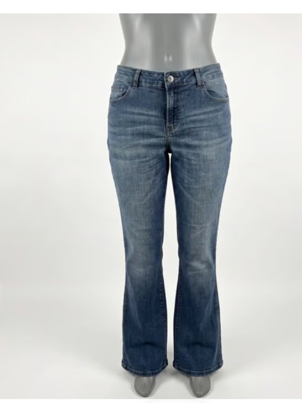 Bundle Lot 2 Pr Jeans Size 14 / 32 NYDJ Marilyn Straight & Levis Classic Bootcut